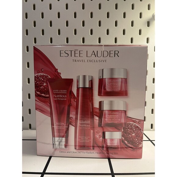 Estee Lauder Nutritious Super-Pomegranate Recharge Your Radiance Gift Set sealed - Picture 1 of 5